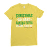 christmas so hard santas elves wanna find me Ladies Fitted T-Shirt