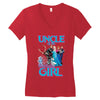 uncle of the birthday girl Women's V-Neck T-Shirt
