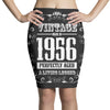 vintage made in 1956 perfectly aged a living legend Pencil Skirts