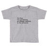 the oc allergic reaction Toddler T-shirt