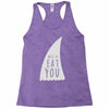 nice to eat you Racerback Tank
