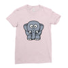 kids elephant Ladies Fitted T-Shirt