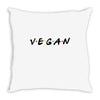 vegan friends tv show parody Throw Pillow