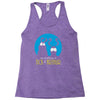 tick and arthur Racerback Tank
