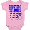stubborn tricks Baby Onesie
