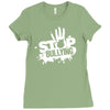 stop bullying Ladies Fitted T-Shirt