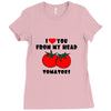from my head tomatoes Ladies Fitted T-Shirt