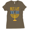 get lit Ladies Fitted T-Shirt