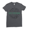 go vegan 3 Ladies Fitted T-Shirt