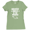 Greatest Uncle  In The Universe Ladies Fitted T-Shirt