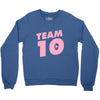 team 10 light pink Crewneck Sweatshirt