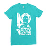 a woman's place is in the resistance Ladies Fitted T-Shirt