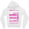 quens are born in march Zipper Hoodie