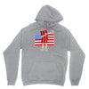 bacon american flag dab Unisex Hoodie