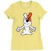 reksio bajki prl poland koszulka Ladies Fitted T-Shirt