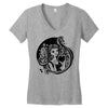 beautiful gir Women's V-Neck T-Shirt