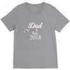 Dad est.2018 V-Neck Tee