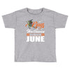 Halloween Kings Are Born In June Toddler T-shirt