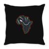 african black panther Throw Pillow