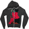 scarlxrd grime Zipper Hoodie