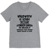 halloween is scary but stomach cancer is deadly spread the word lep sa V-Neck Tee