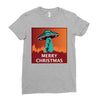 i want to believe santa parody Ladies Fitted T-Shirt