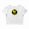 poseidon vintage scuba tank decal Crop Top