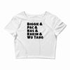 real hip hop heads Crop Top