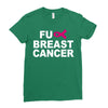 fuck breast cancer Ladies Fitted T-Shirt