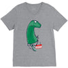 my name is apatosaurus V-Neck Tee