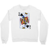 catdog playing card Crewneck Sweatshirt