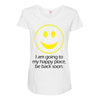 happy place Maternity Scoop Neck T-shirt