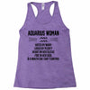 Aquarius Woman Racerback Tank