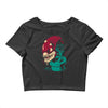 alien plant Crop Top