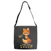 oh, for fox sake Adjustable Strap Totes