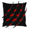 Clawed Up Throw Pillow