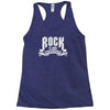 rock is dead paper killed it Racerback Tank
