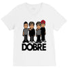 dobre twins dobre brother V-Neck Tee