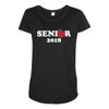 Senior 2018 Maternity Scoop Neck T-shirt
