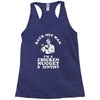 chicken nugget scientist Racerback Tank