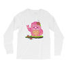 mrs yetti and her poops Long Sleeve Shirts