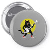 rock cat Pin-back button