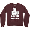gym cat workout Crewneck Sweatshirt