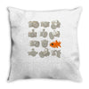 fisheye lens Throw Pillow