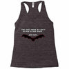 fear bats Racerback Tank