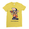 never surrender Ladies Fitted T-Shirt