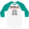December Girl 3/4 Sleeve Shirt