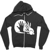 hand Zipper Hoodie