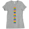 Human, Gay Pride Ladies Fitted T-Shirt