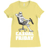 casual friday Ladies Fitted T-Shirt